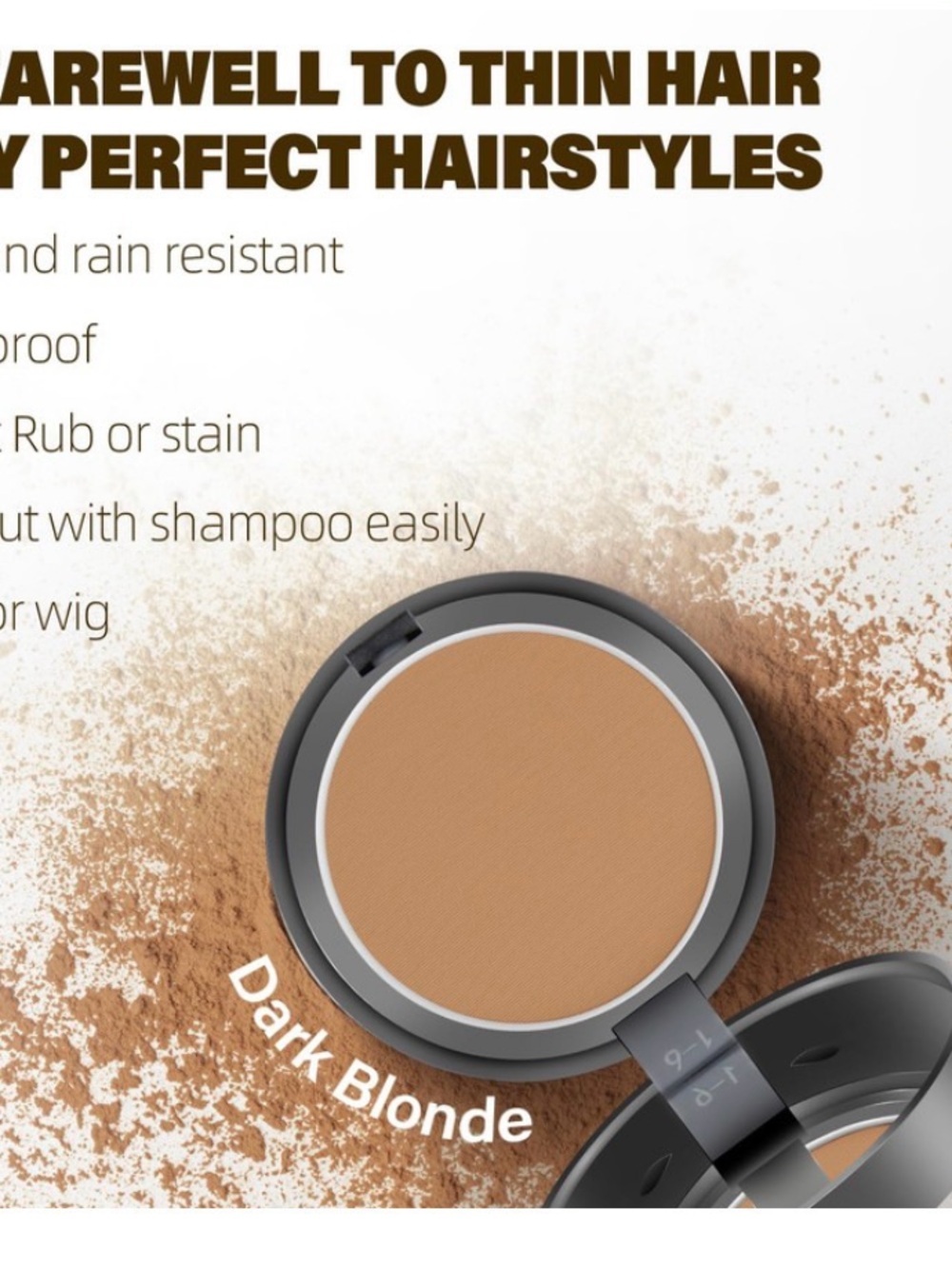 Root Touch Up
Hair Color Powder
For Concealing Hair CRLY Hairline Powder Compact - Picture 3 of 5